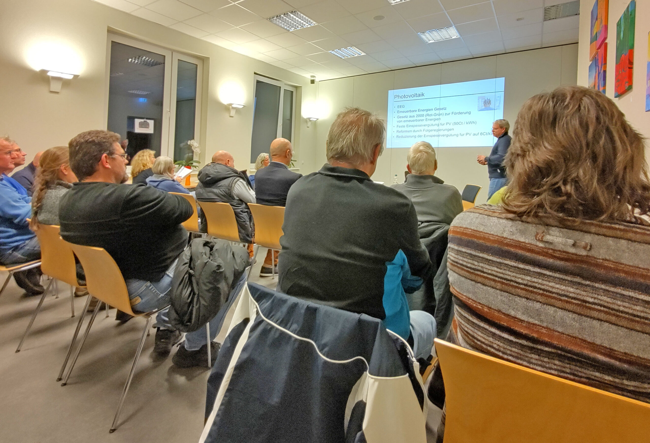 Vortrag zur Photovoltaik in Rangsdorf