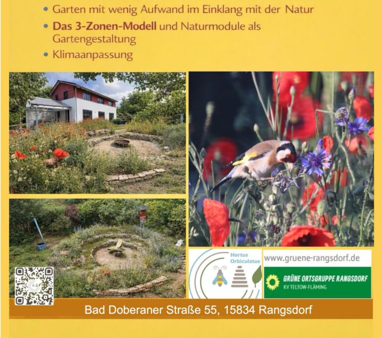 Offener Garten im Hortus Orbiculates